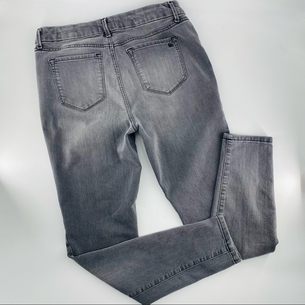Jessica Simpson High Rise Skinny Jeans Gray